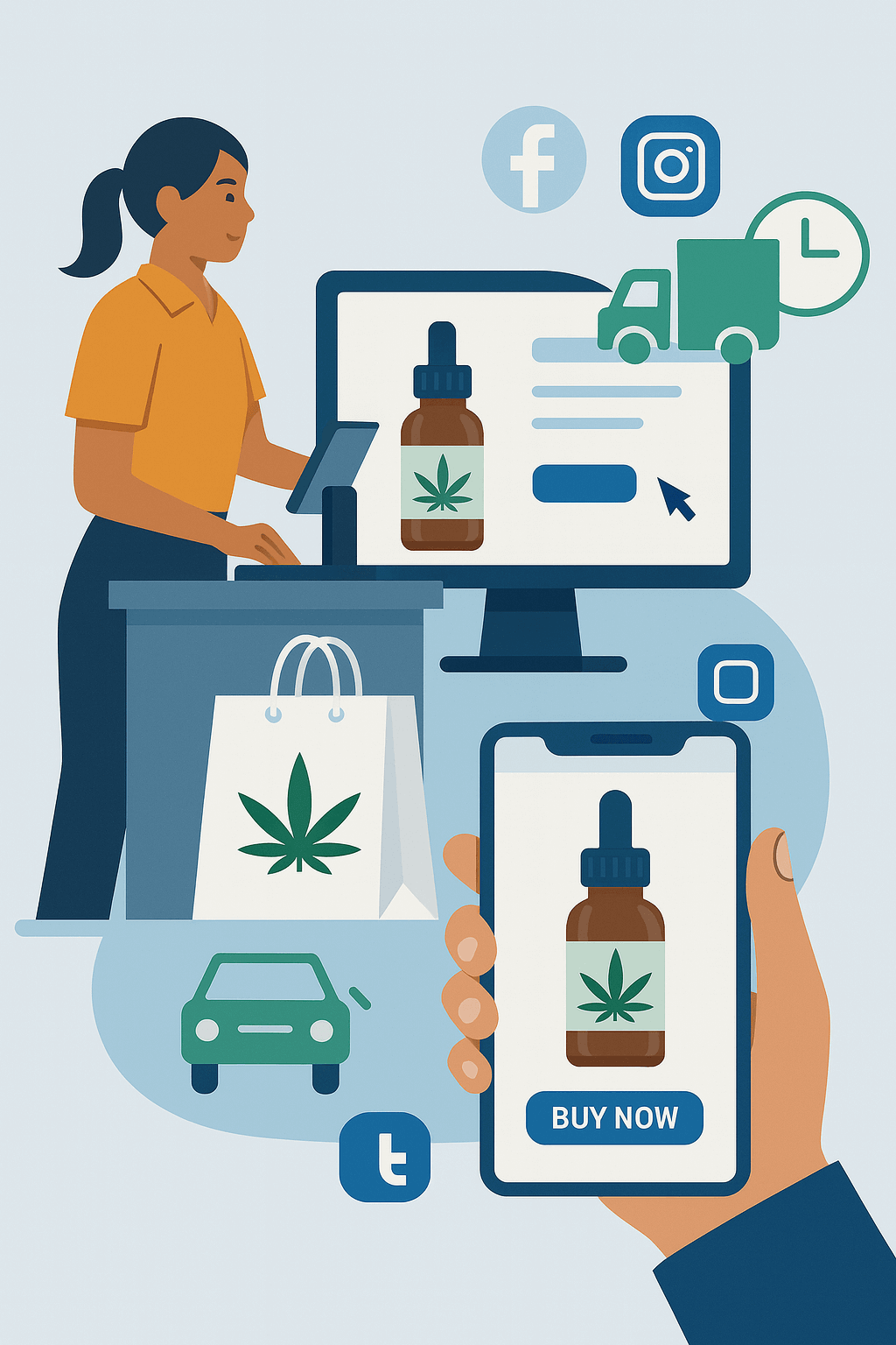 Sell Delta 8 Products Anywhere and Everywhere